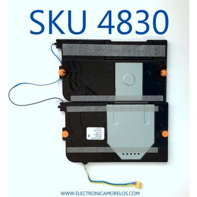 KIT DE BOCINAS (2 BOCINAS ) PARA TV SAMSUNG / NUMERO DE PARTE BN96-52484B / BN63-19310A001 / BN63-19309A001 / BN9652484B / MODELOS QN50Q60AAFXZA DA01 / QN50Q6DAAFXZA DA01 / UN55AU8000FXZA AA03 / UN50AU8000FXZA XP16